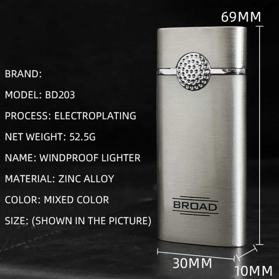 Windproof,Red,Flame,Lighter,Hiquality,Metal